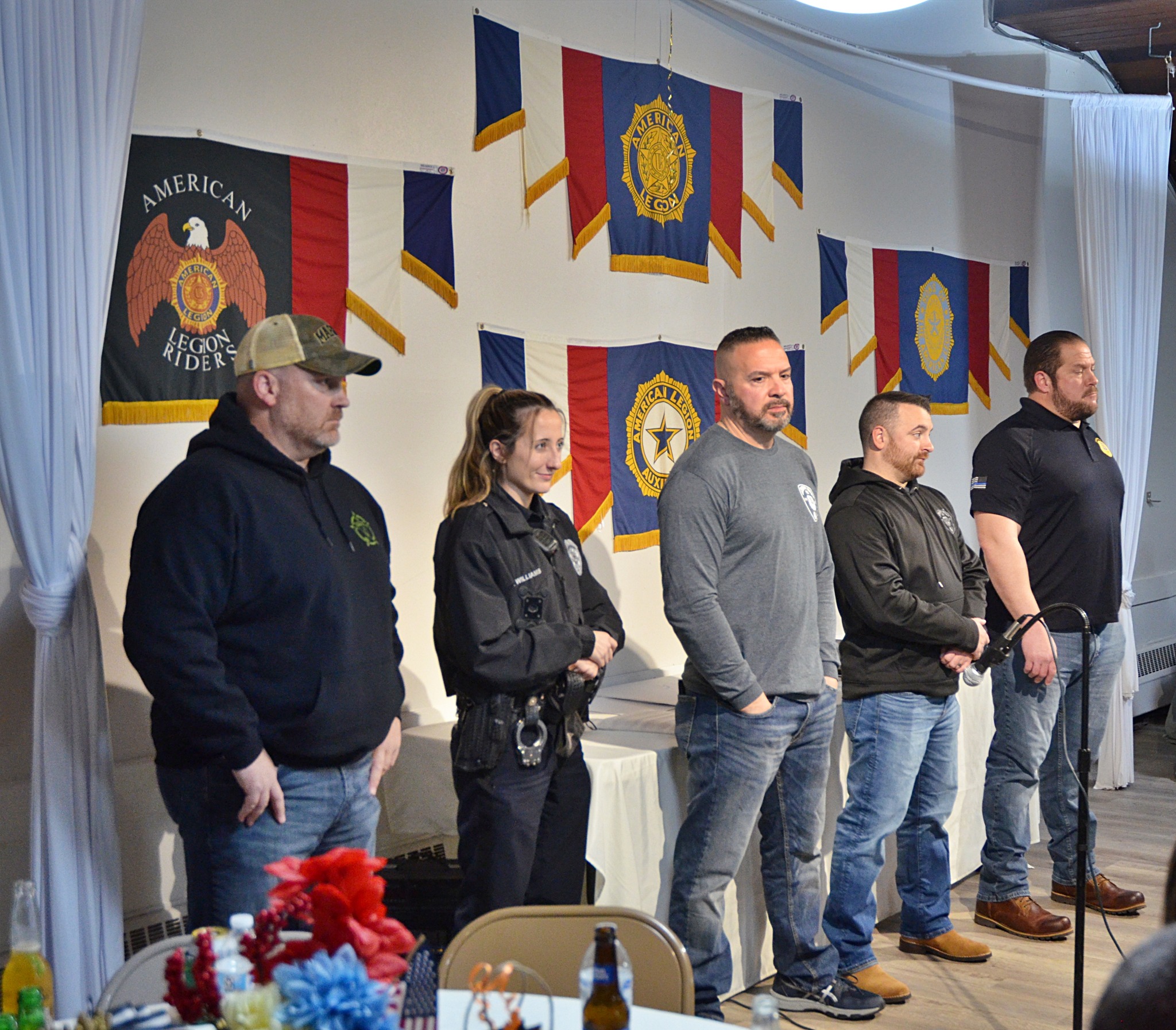 LTC AL BANCROFT Veterans Dinner Cherry Hill American Legion Post 372 American Legion Riders Warriors Watch Riders Thomas J. Flynn Honor 2022 Mission BBQ Cherry Hill PBA Operation Yellow Ribbon