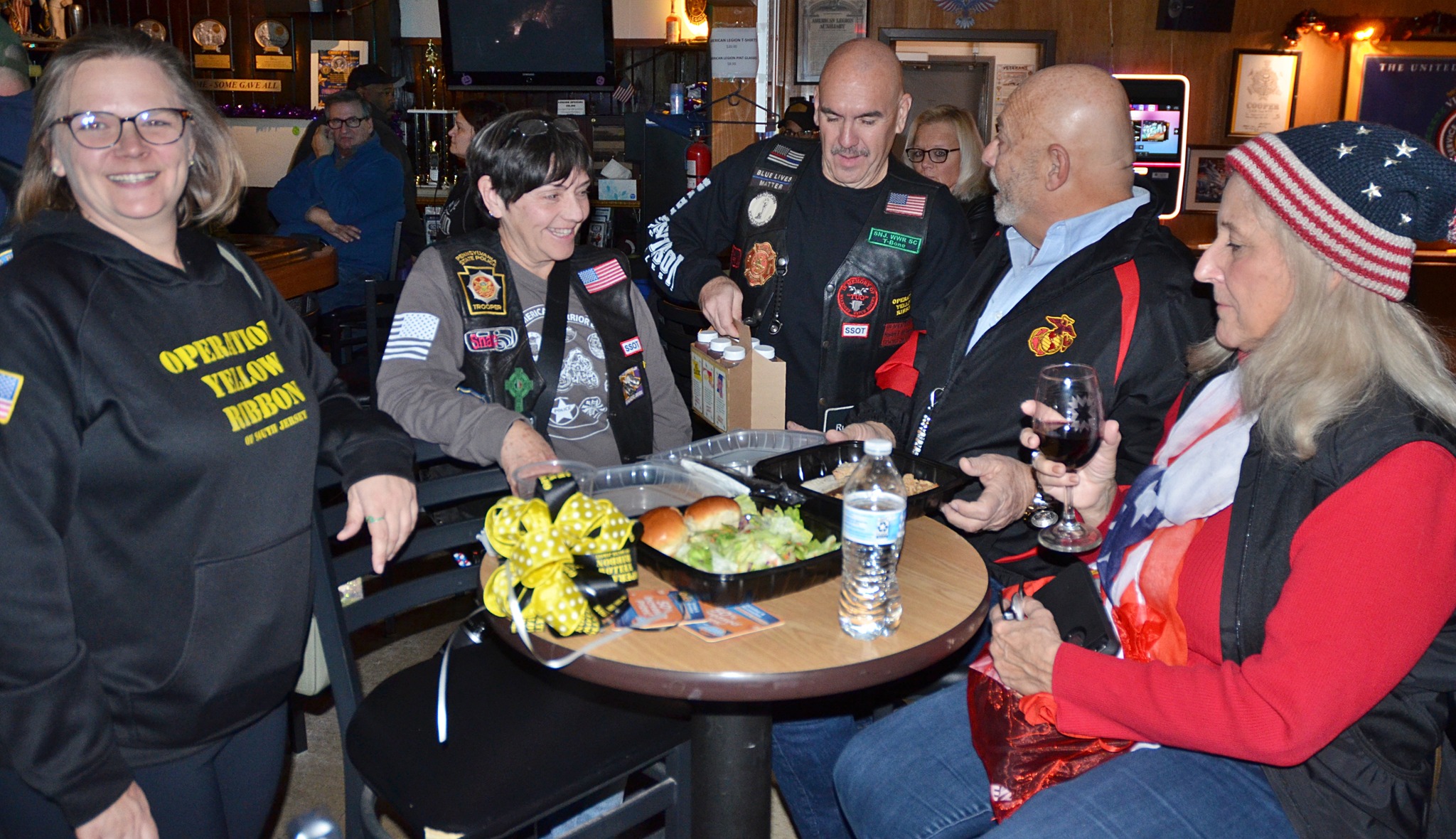 LTC AL BANCROFT Veterans Dinner Cherry Hill American Legion Post 372 American Legion Riders Warriors Watch Riders Thomas J. Flynn Honor 2022 Mission BBQ Cherry Hill PBA Operation Yellow Ribbon