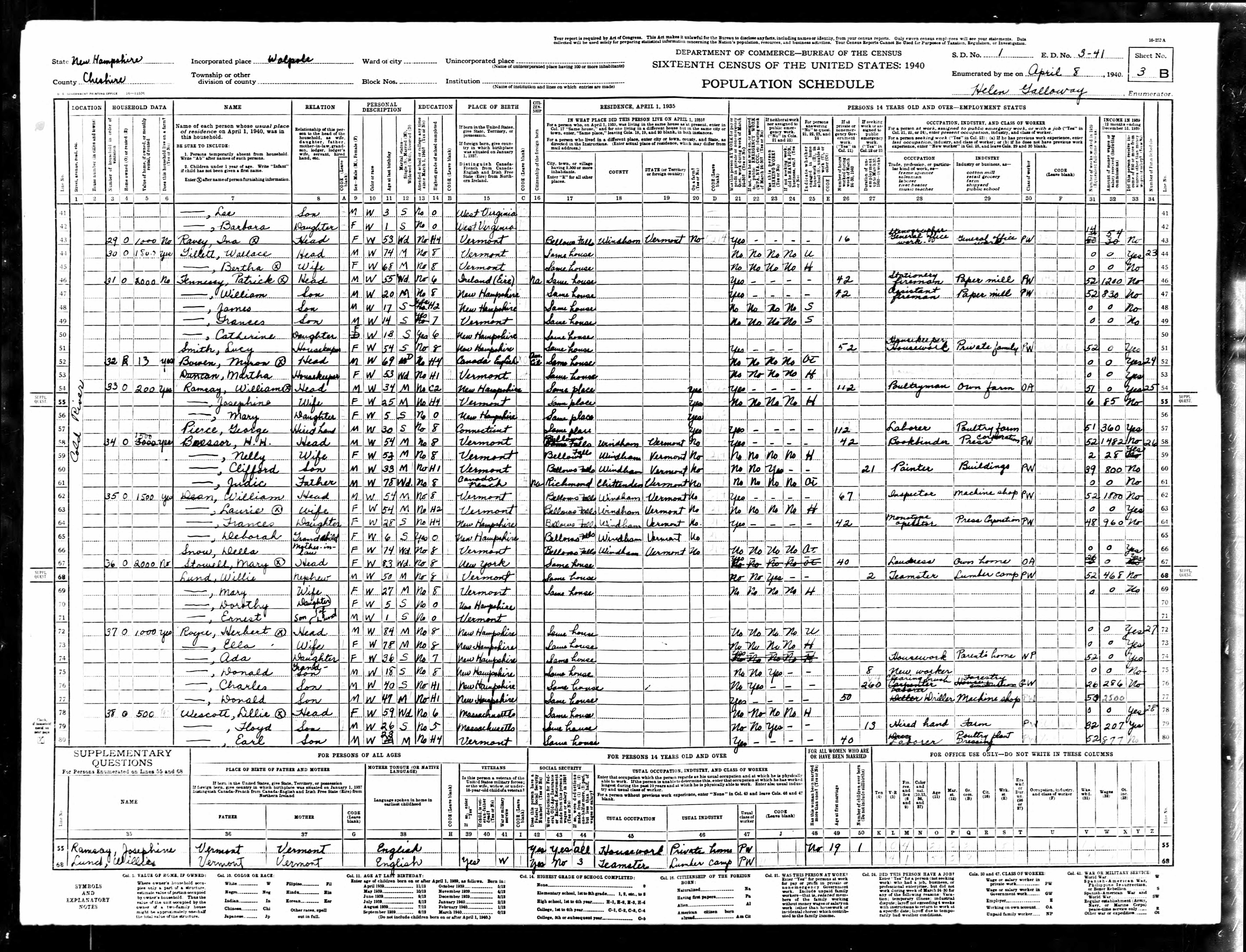 1940FredsWifewithparentsonColdRiverRdWalpole