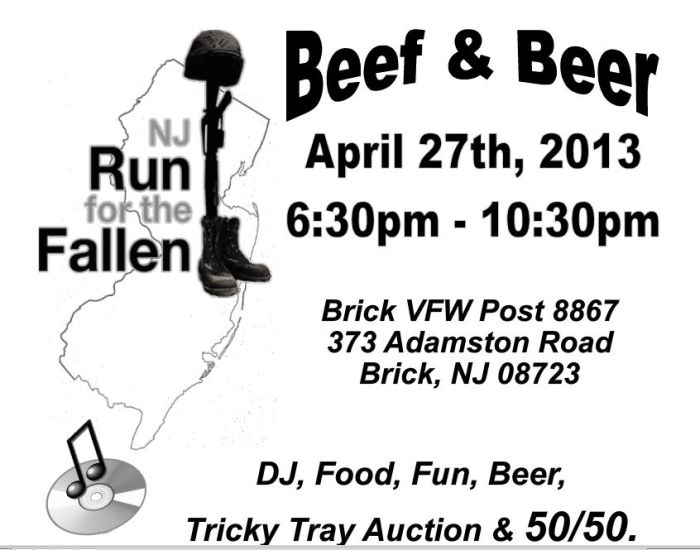 NJ Run for the Fallen Beef and Beer