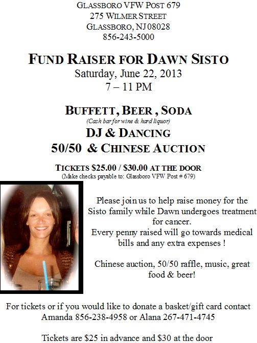 Fund Raiser for Dawn Feckley Sisto