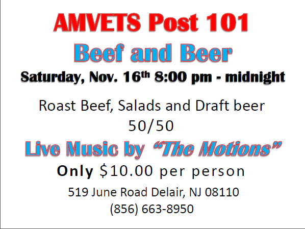 AMVETS Post 101 Beef and Beer