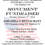 Gloucester County Veterans Advisory Council Vets Helping Vets Monument Fundraiser 