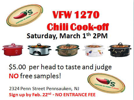 VFW 1270 Chili Cookoff