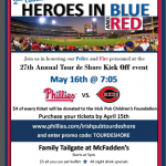 Heroes in Blue & Red - Phillies vs Reds