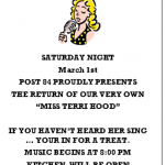 Singer Miss Terri Hood - Amer. Legion 