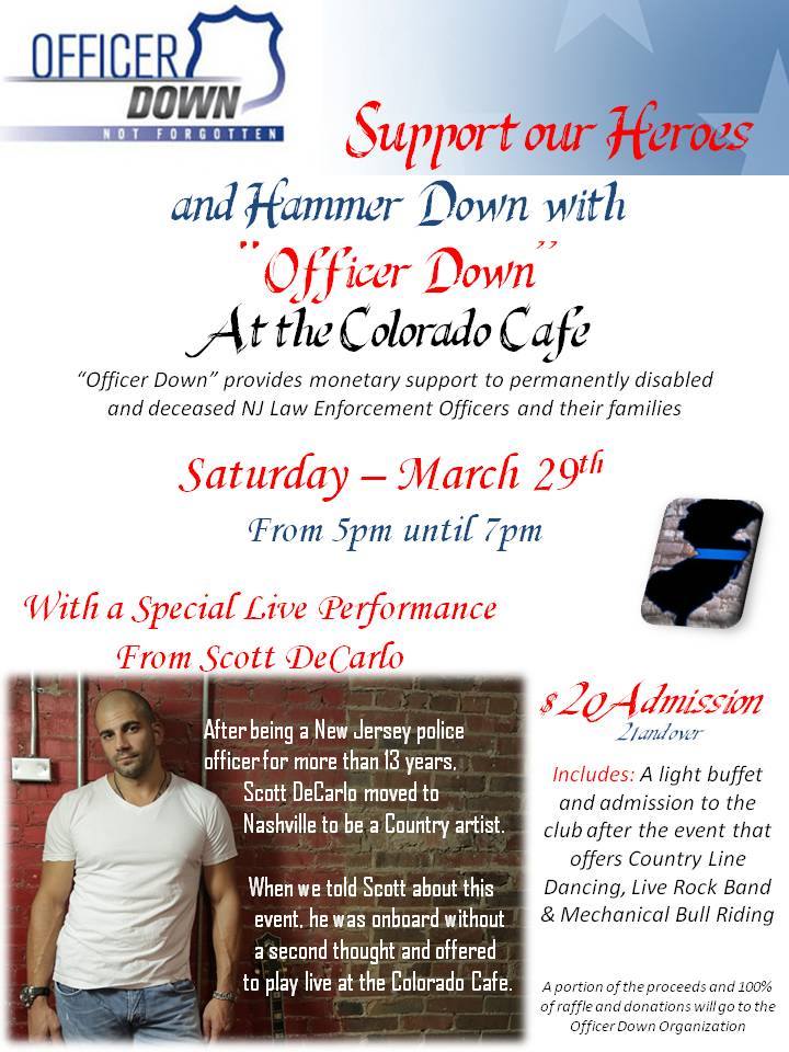 'Officer Down' Fundraiser with Scott DeCarlo