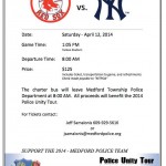 Boston Red Sox vs NY Yankees -  Medford PD Police Unity Tour