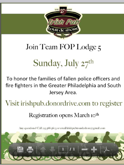 FOP Phila - Irish Pub Tour De Shore