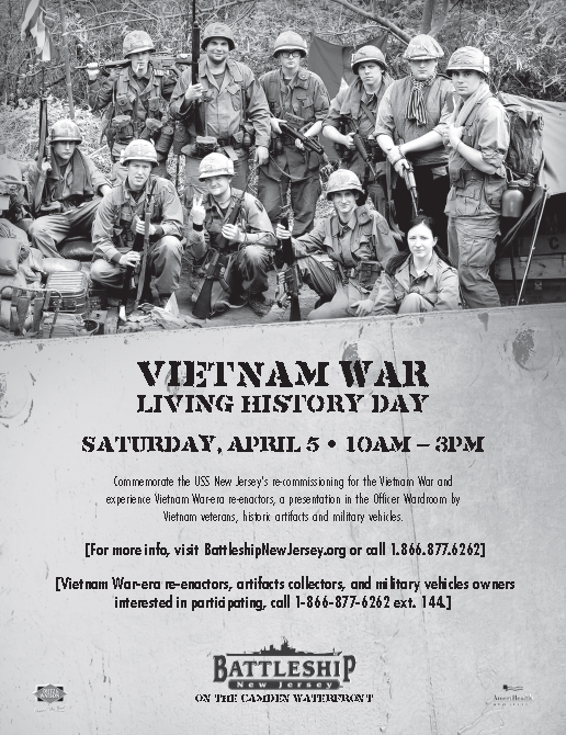 Vietnam War Living History Day - Battleship NJ