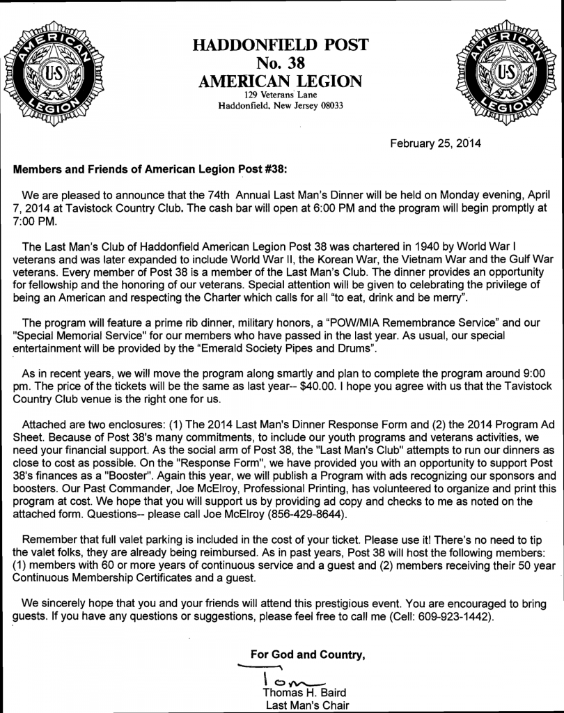 Haddonfieldlastmansdinner