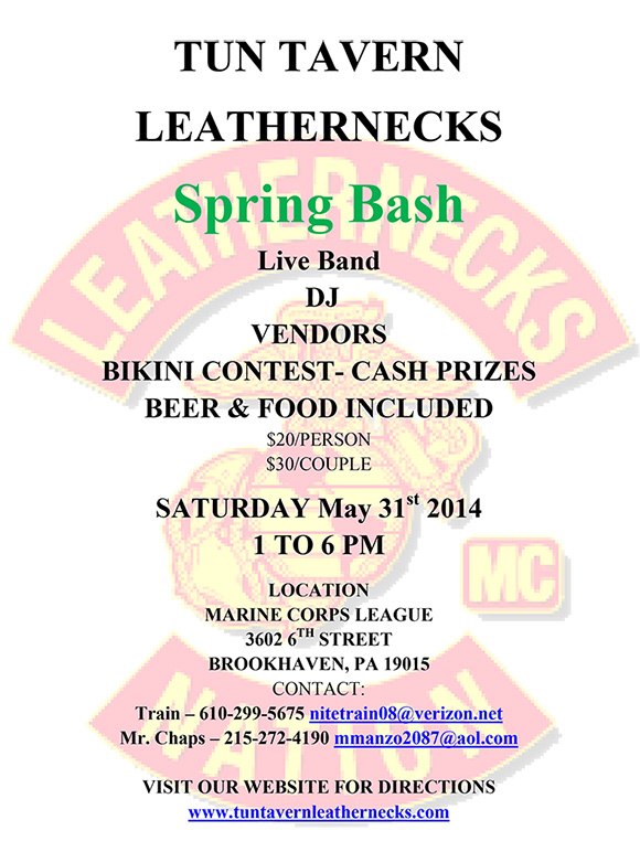 Spring Bash - Tun Tavern Leathernecks