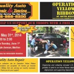 Shipping of Care Packages Fund-raiser: Operation Yellow Ribbon of SJ Car Wash
