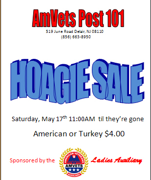 AMVETS Post 101 Hoagie Sale