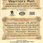 Warriors Run Motorcycle Ride