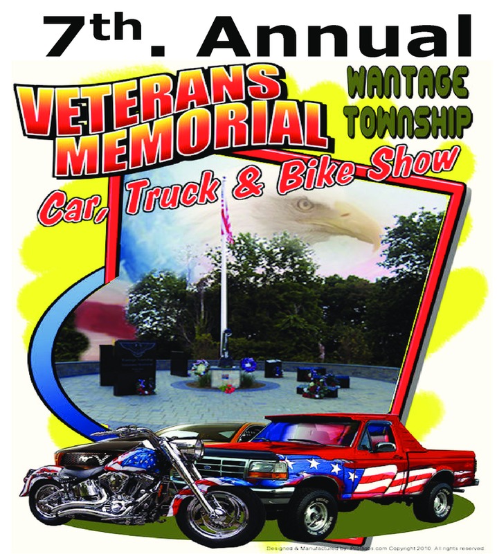 Wantage Township 2014 7th Annual Veterans Memorial Car, Truck & Bike Show