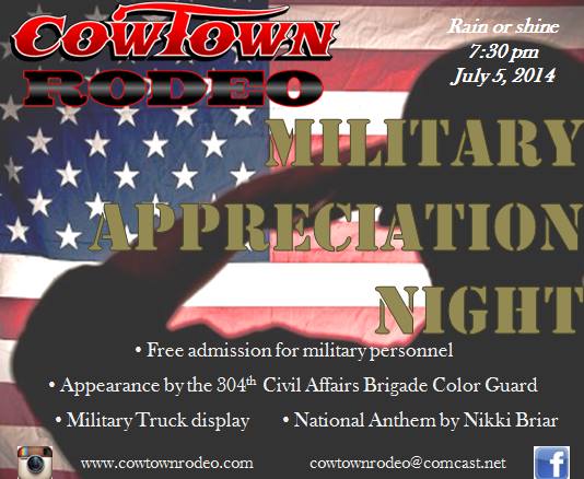 Cowtown Rodeo - Military Appreciation Night
