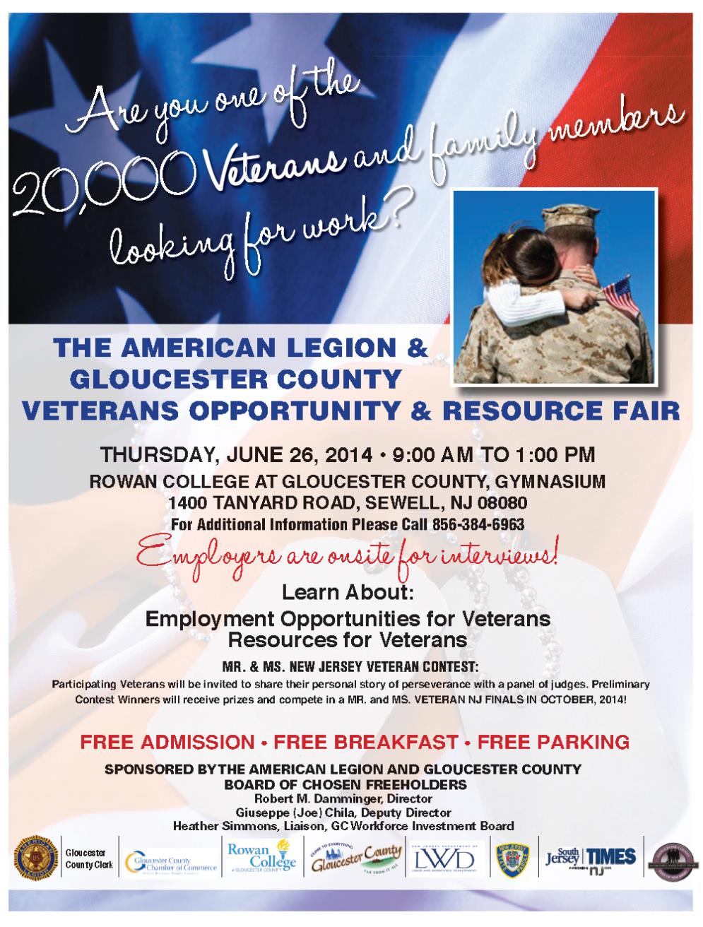 American Legion & Gloucestery Cnty Veterans Opportunity & Resource Fair