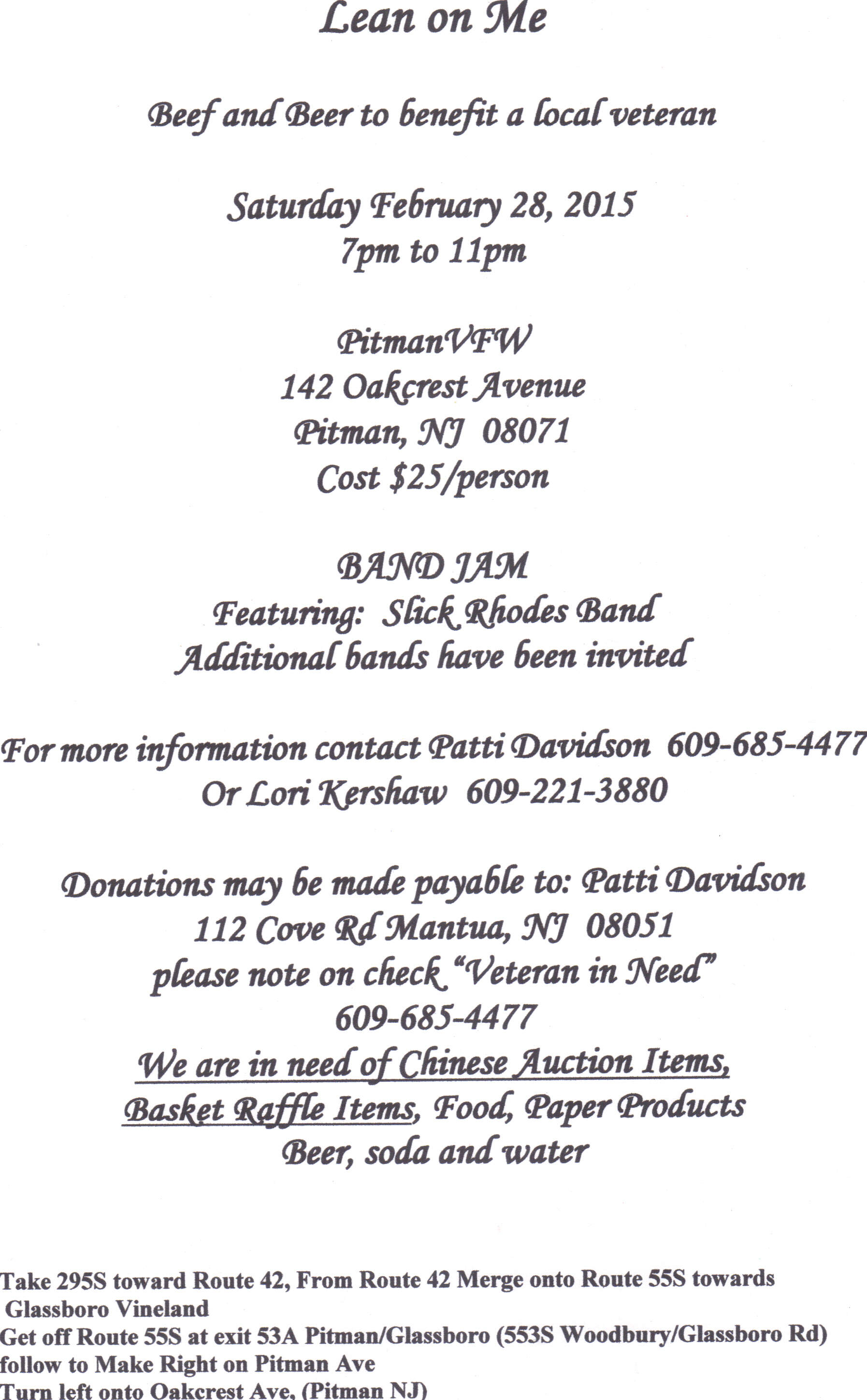 Veteran in need benefit