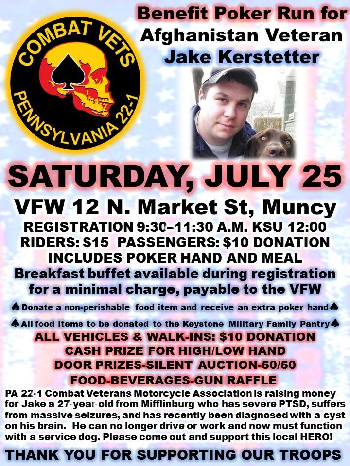 CVMA 2015 Jake Kerstetter Ride