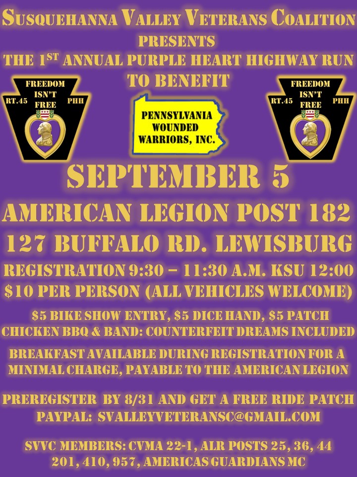 Purple Heart Highway Run