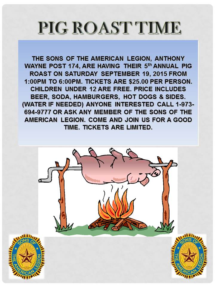 SAL Pig Roast September 2015