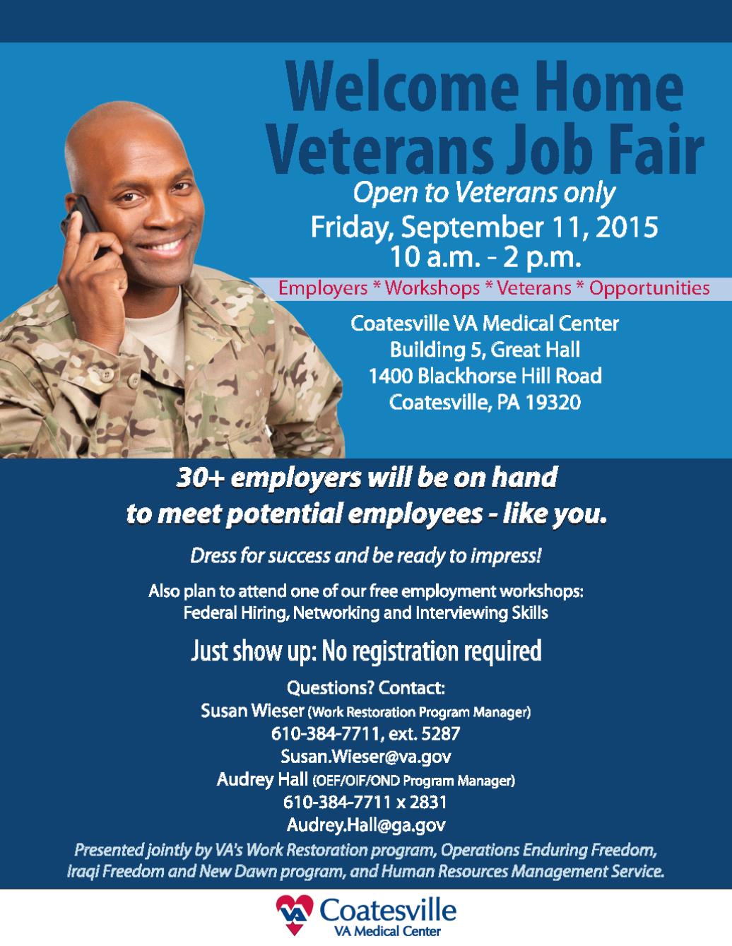 Home Veterans Job Fair Patriot Connections
