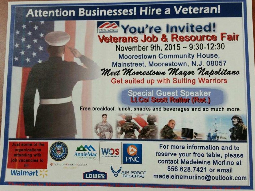 VeteransBenefitsandJobFairMoorestownNJ