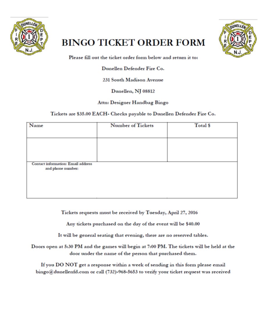 bingotickets