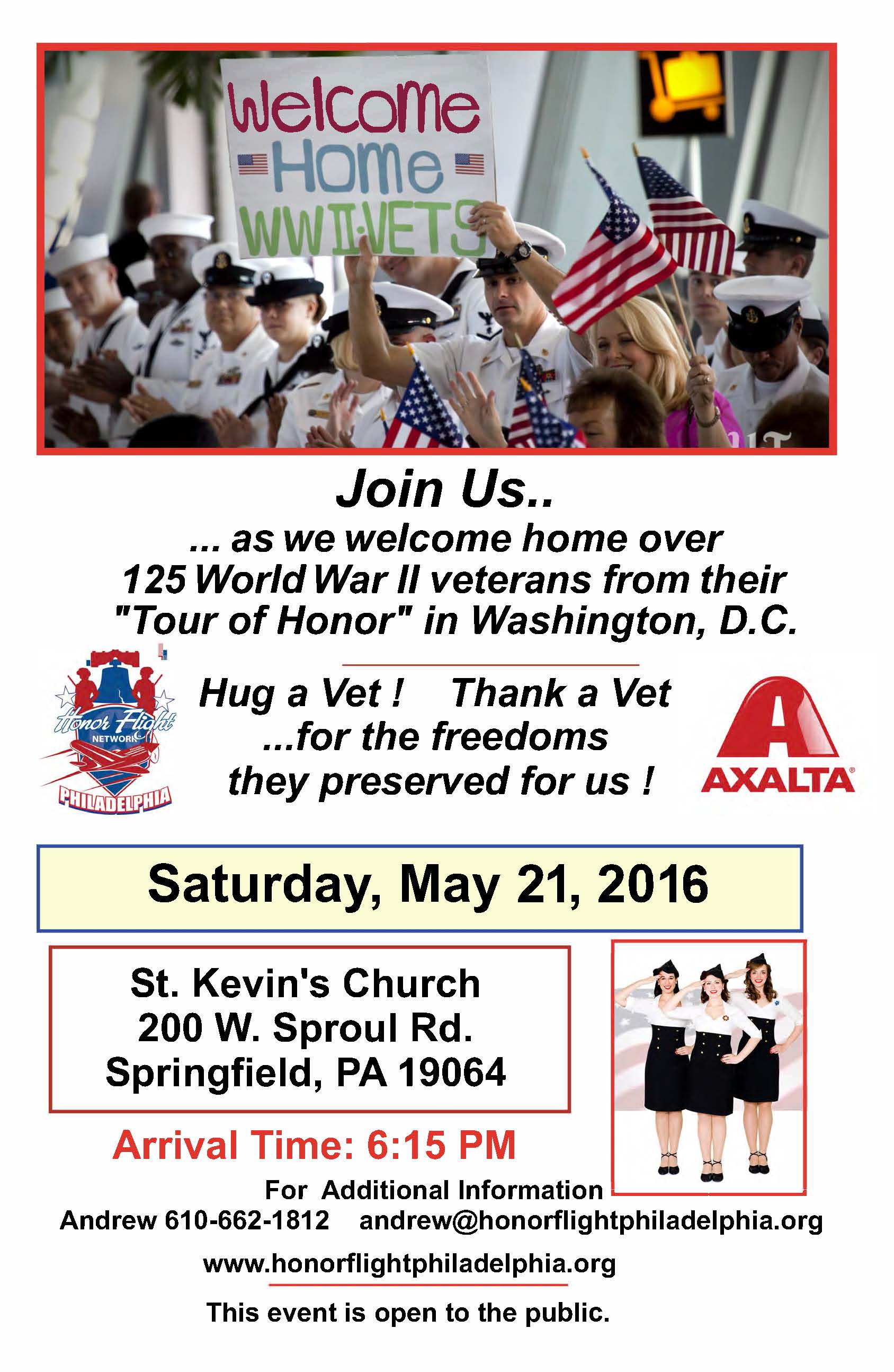 Welcome Home WWII Veterans