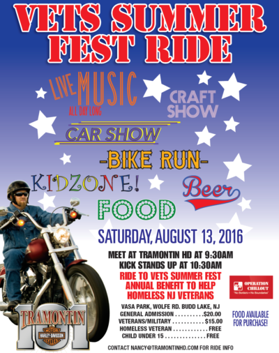 Homeless Vets Summer Fest Ride