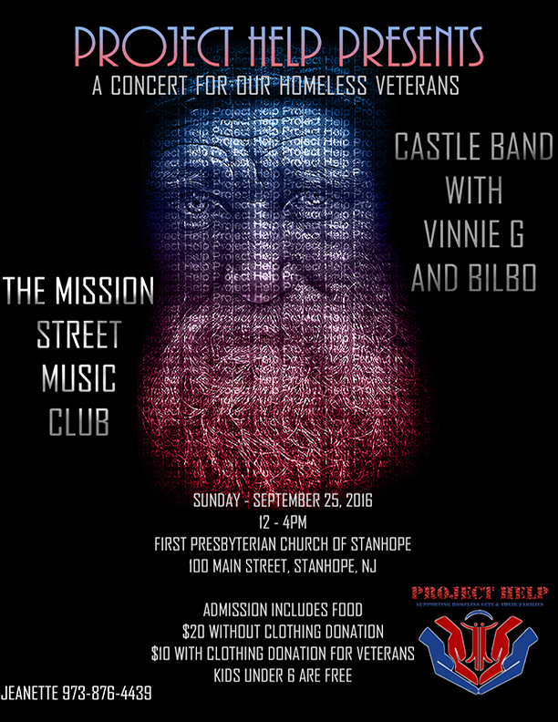 Concert for homeless veterans