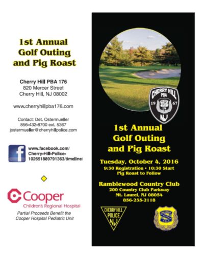 1st Annual Golf Tournament & Pig Roast - Cherry Hill PBA Local 176