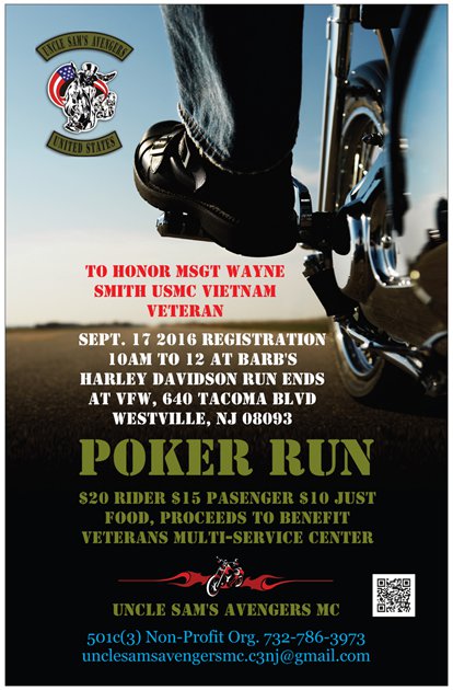 Uncle Sam's Avengers MC 1st Annual Poker Run