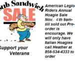 Legion Riders Post 252 Hoagie Sale