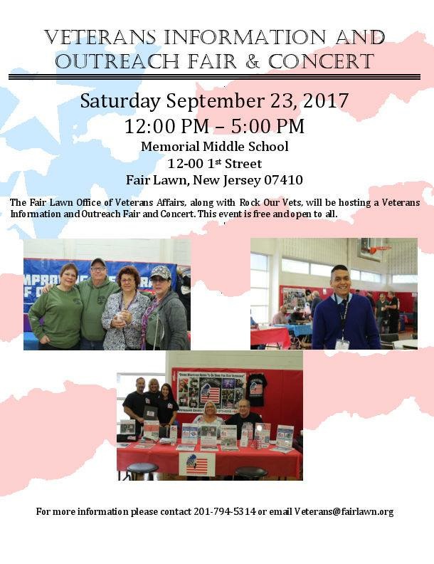Veterans Information, Outreach Fair and Concert