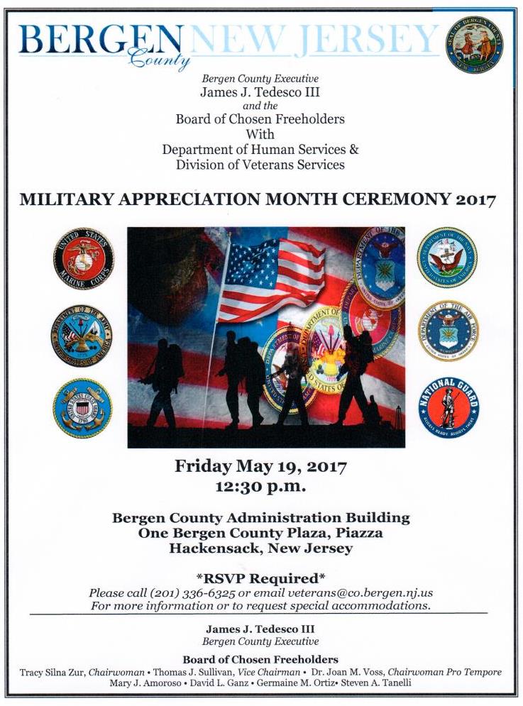 Annual Military Appreciation Month Ceremony