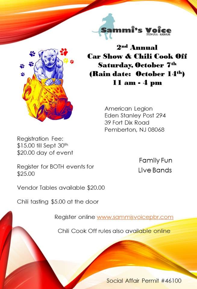 2nd Annual Car Show and Chili Cook Off - Amer Leg
