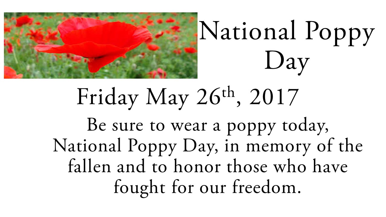 National Poppy Day