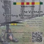 Traveling Vietnam Wall in Bucks County PA