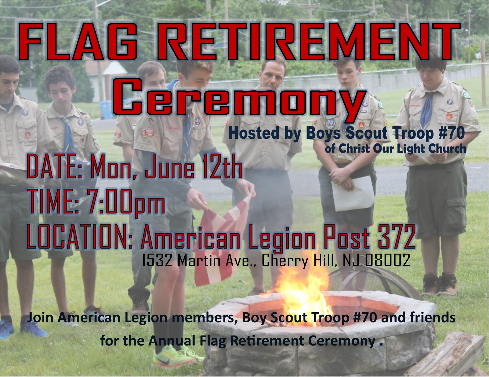 Flag Retirement Ceremony