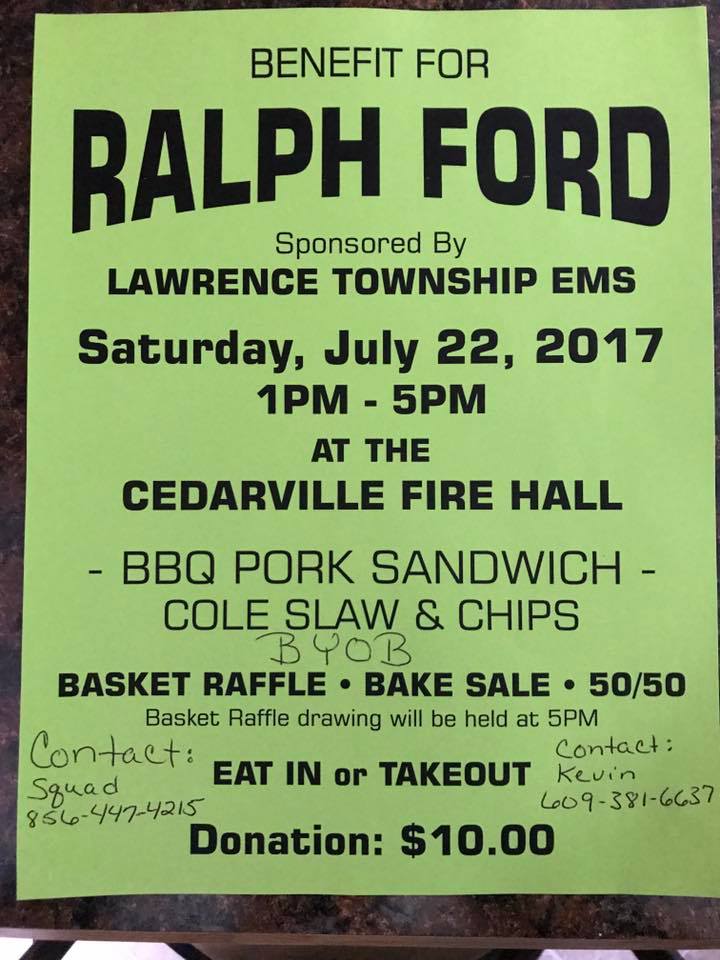 Benefit for Cpt Ralph Ford