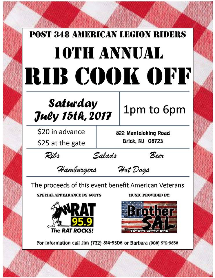 10th Annual Rib Cook Off - Amer Leg Riders