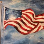 USO fundraiser "UNFURLED" numbered fine art print