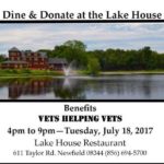 Dine & Donate at the Lake House to Benefit Vets Helping Vets