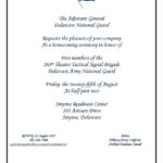 Flag Line - 261st Theater Tactical Signal Brigade Homecoming