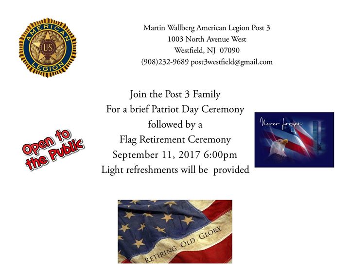 Patriot Day Ceremony / Flag Retirement
