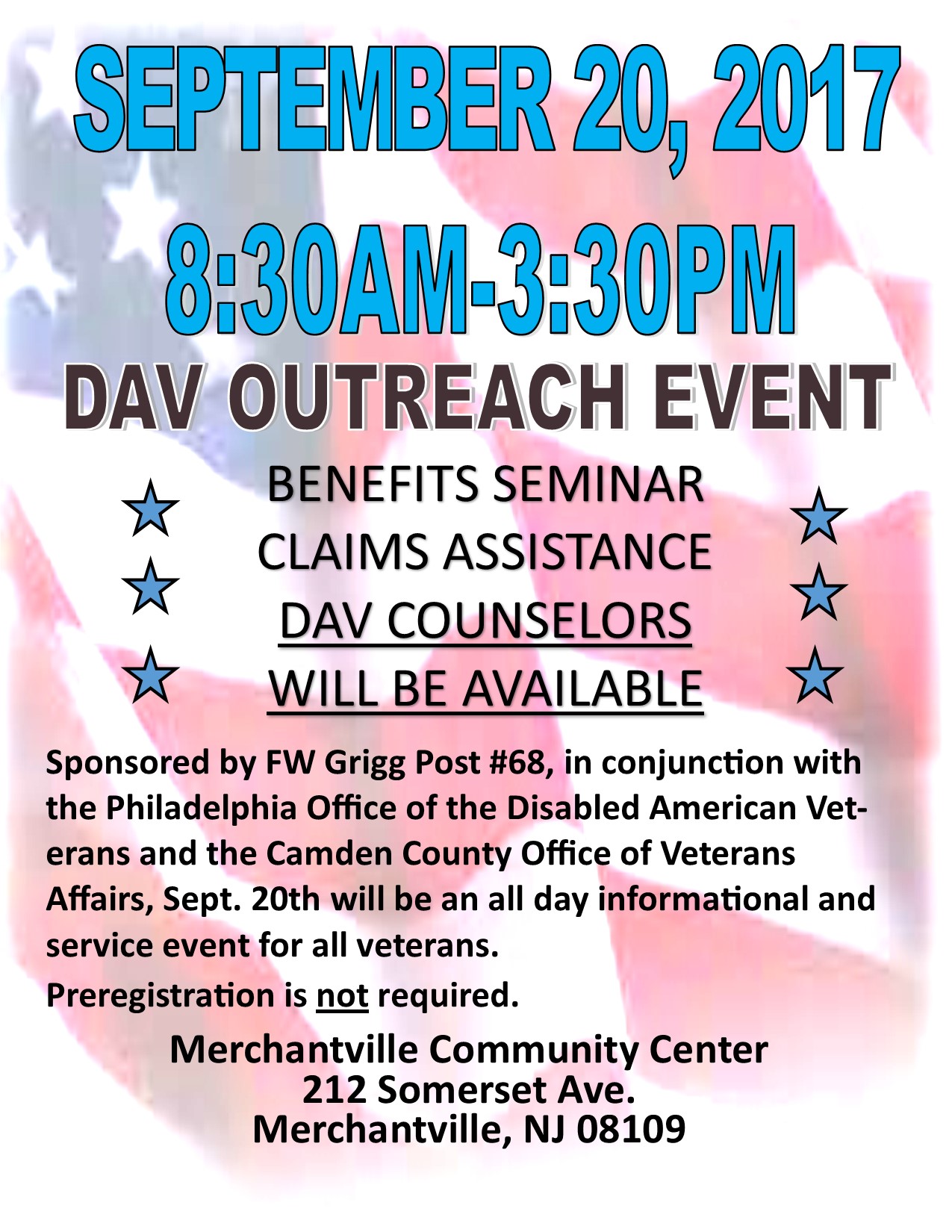 DAV Outreach Event