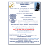 Commodore Barry Award Dinner