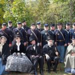 Encampment at Glassboro Rail Road Station